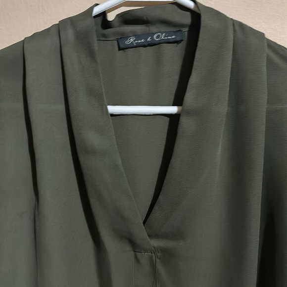 Blouse, army green, size Mpp - Picture 3 of 3